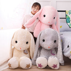 105cm Big Rabbit Plush Toys Stuffed Animals Soft Plush Long Ear Rabbit Pillow Toys Kids Toys Birthday Valentine Gifts