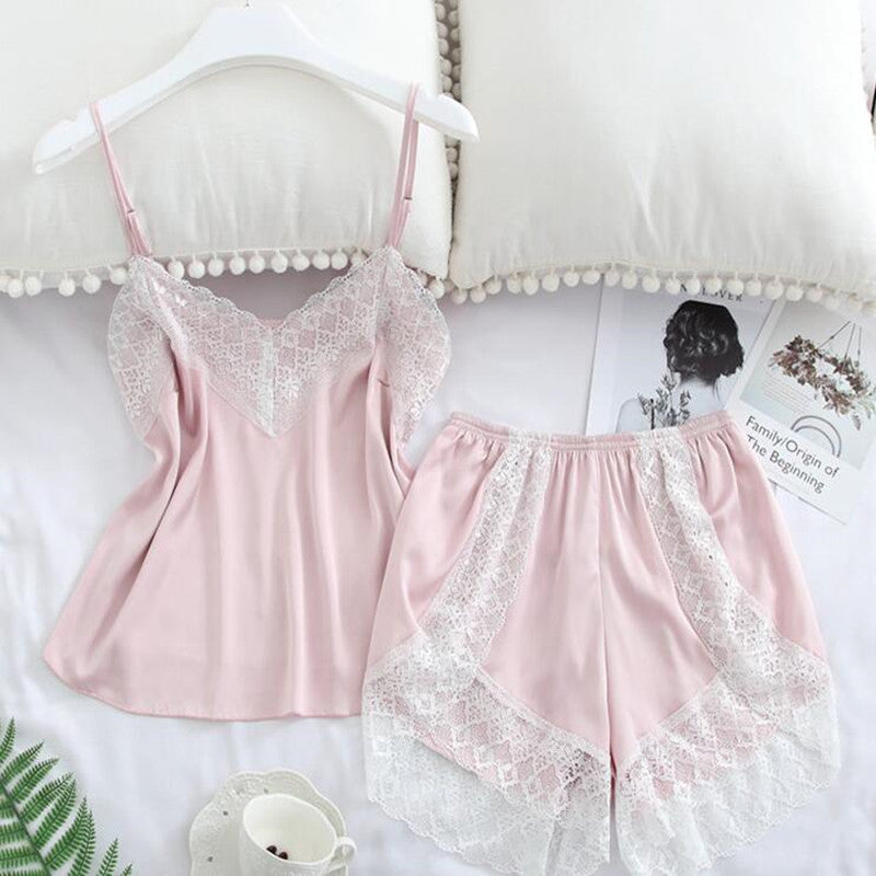 Silk Loungewear Cami Sets