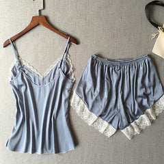 Silk Loungewear Cami Sets