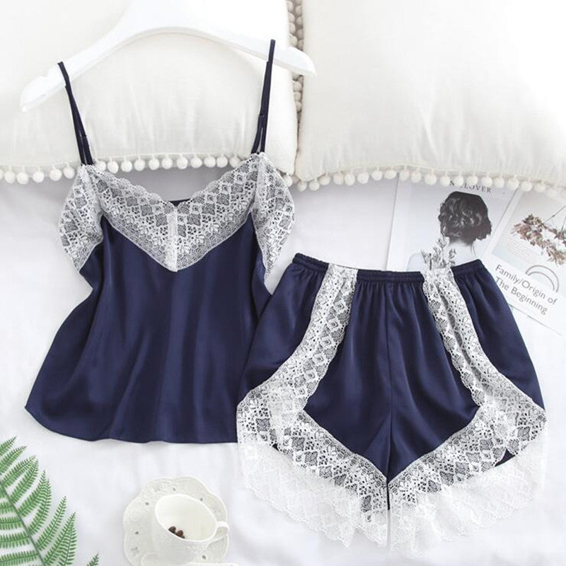 Silk Loungewear Cami Sets