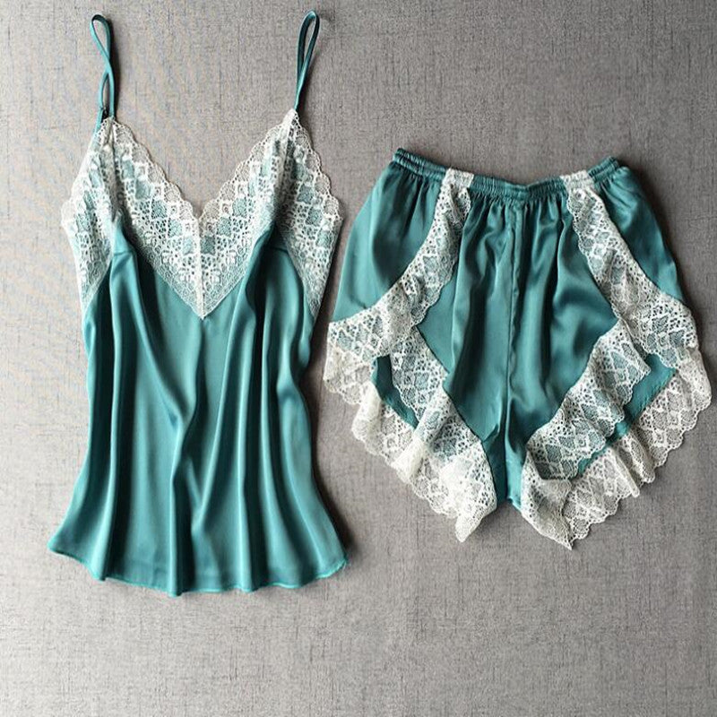 Silk Loungewear Cami Sets