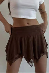 Lace Mini Skirt