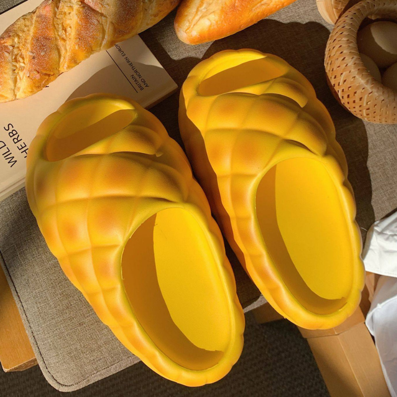 Kawaii Pineapple Bun Slippers