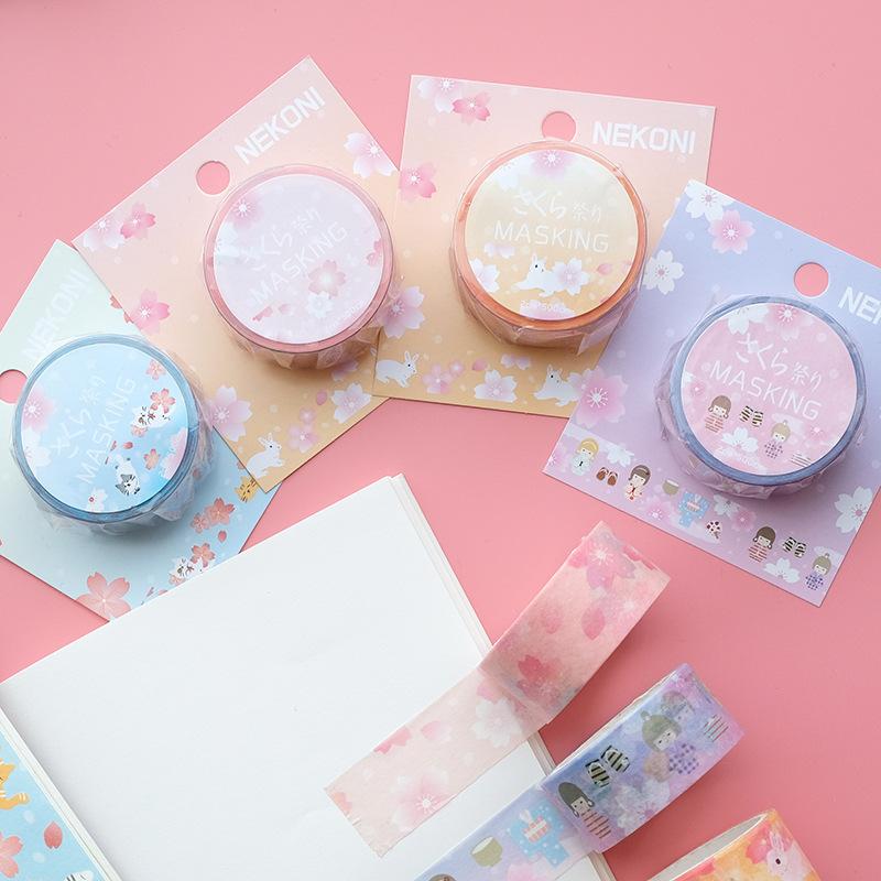 Beautiful Cherry Blossom Washi Tapes