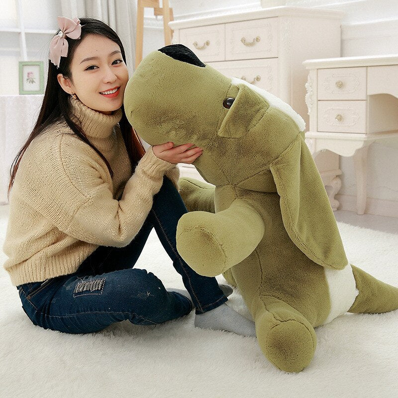 110cm  Big Ear Plush Toy Dog Plush Pillow Stuffed Animals Plush Pillow Dog Sofa Cushion Plush Birthday Gift Girl Toys Dog Doll