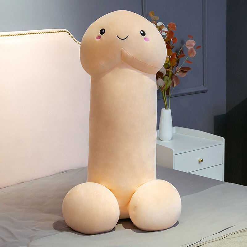 110cm Penis Plush Toy Simulation Boy Dick Plushie Real-life Penis Plush Hug Pillow Stuffed Sexy Interesting Gifts For Girlfriend