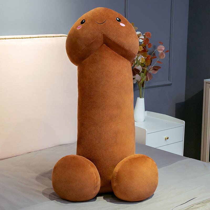110cm Penis Plush Toy Simulation Boy Dick Plushie Real-life Penis Plush Hug Pillow Stuffed Sexy Interesting Gifts For Girlfriend