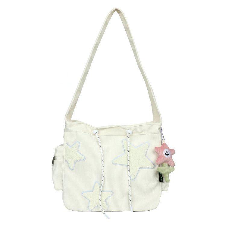 Cute Girly Pentagram Tote Bag