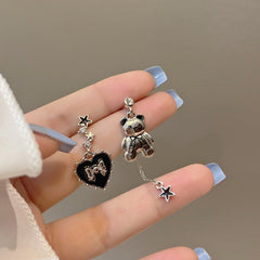 Cute Bear Star Earrings