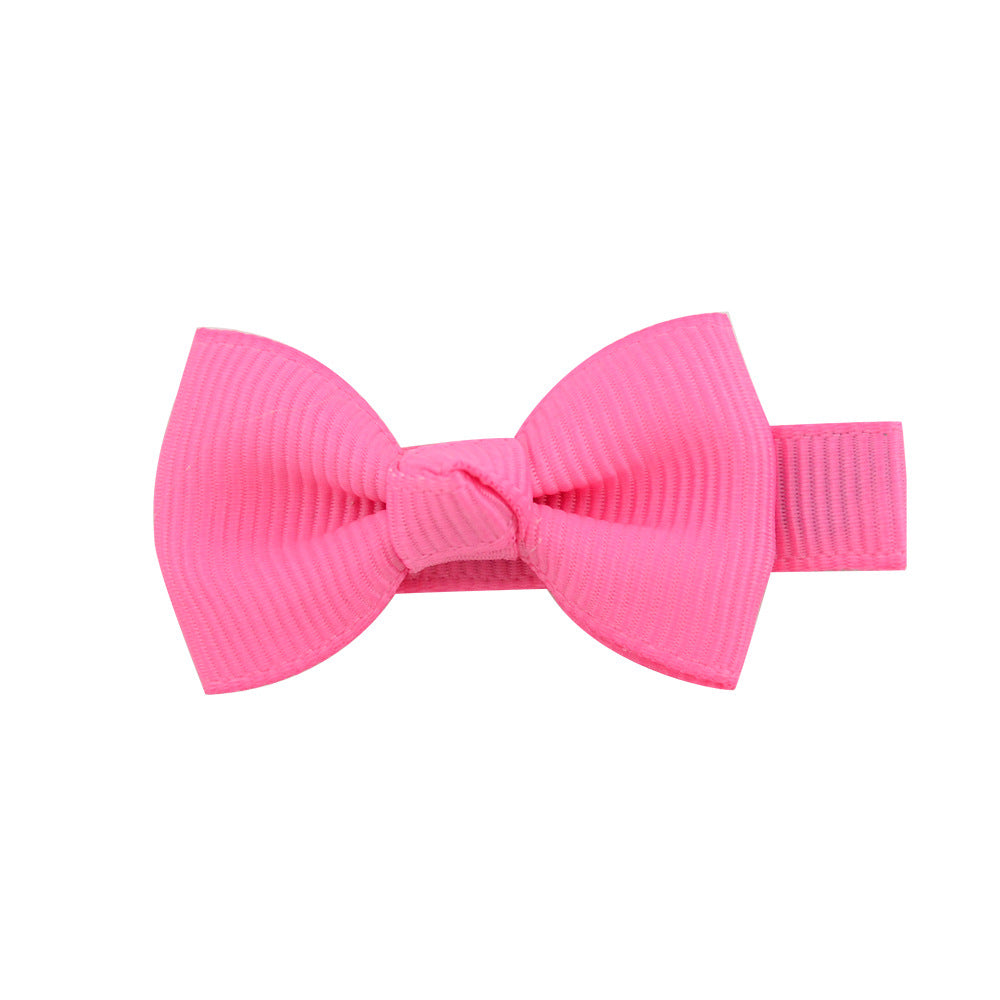 1 Pcs Small Hair Clips Ribbon Covered Clip