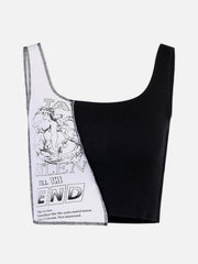 Patchwork Letters Vest