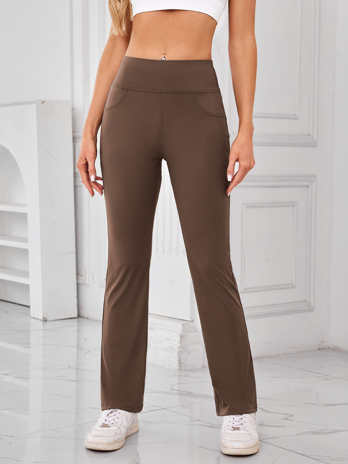 Lovelet High Waist Pants with Pockets