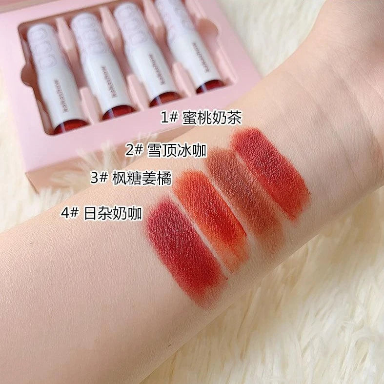 4 sticksCute Bear Shuiguang Lipstick