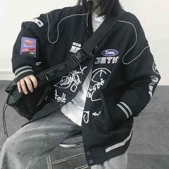 Energetic Reflective Strips Jacket
