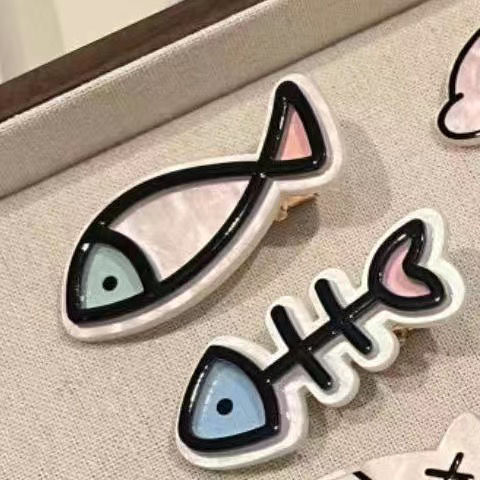 Kawaii Cartoon Small Fish Hair Clip