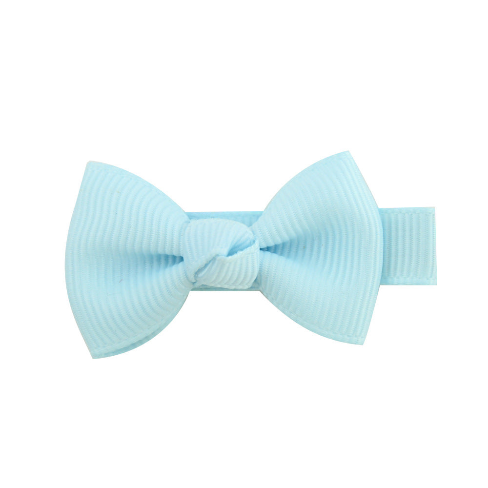 1 Pcs Small Hair Clips Ribbon Covered Clip