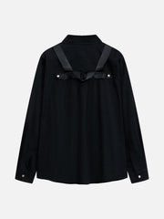 Cross Strap Function Long Sleeve Shirt