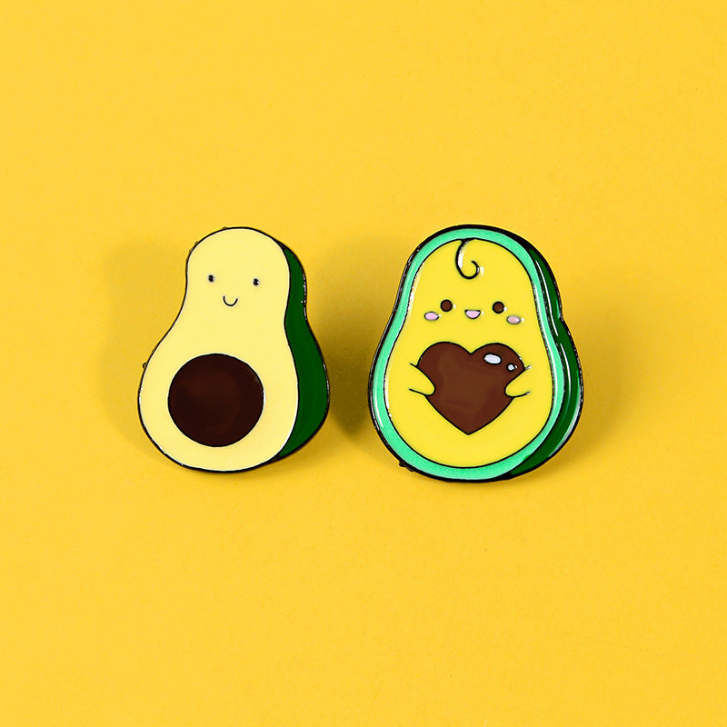 Cartoon Avocado Pins