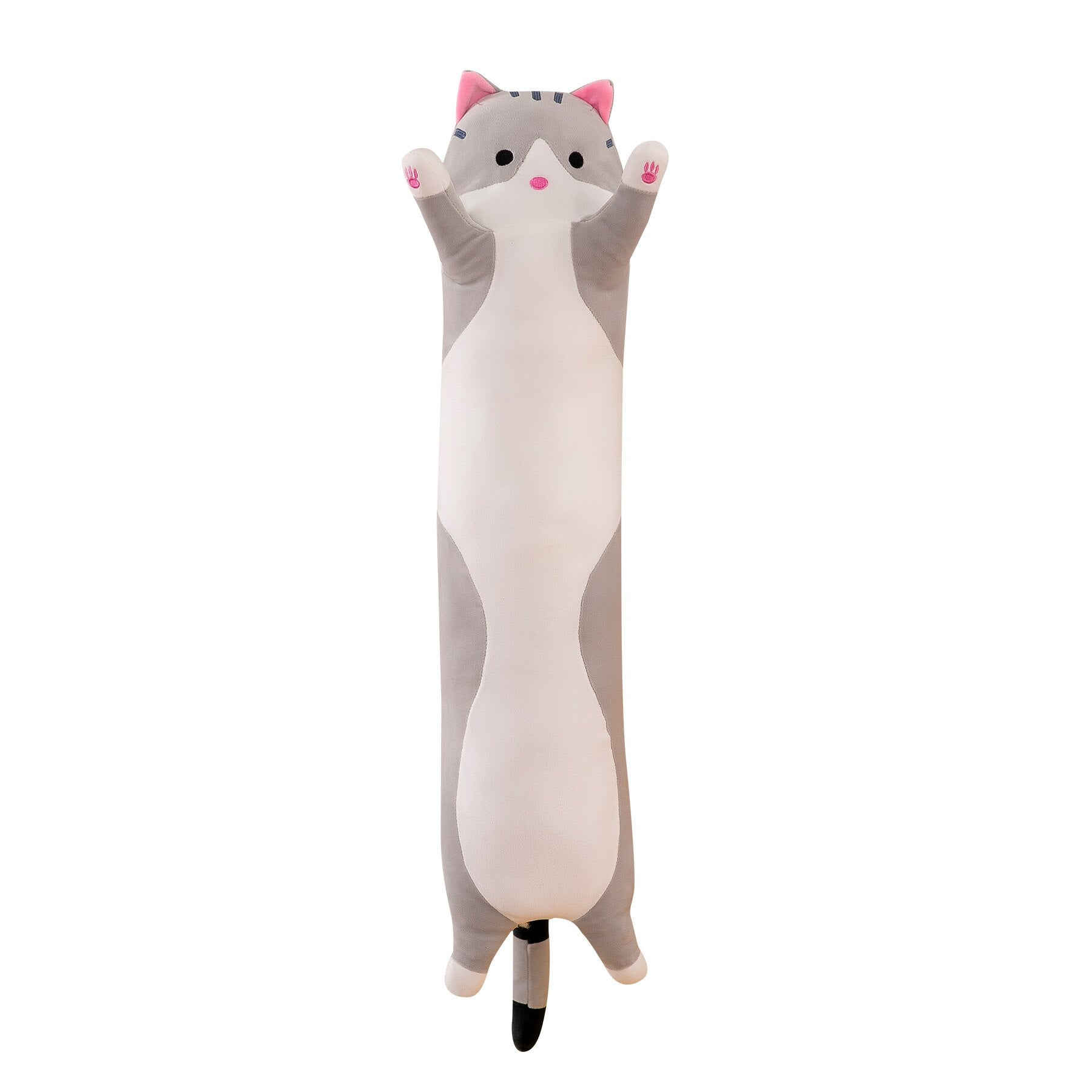 130cm Cute Soft Long Cat Pillow Plush Toys Stuffed Pause Office Nap Pillow Bed Sleep Pillow Home Decor Gift Doll for Kids Girl