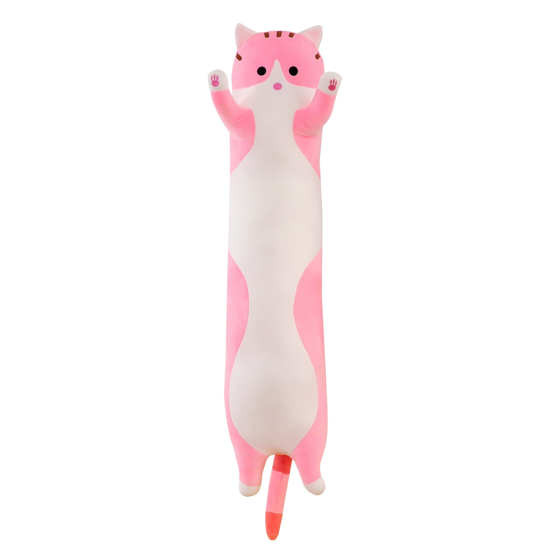 130cm Cute Soft Long Cat Pillow Plush Toys Stuffed Pause Office Nap Pillow Bed Sleep Pillow Home Decor Gift Doll for Kids Girl