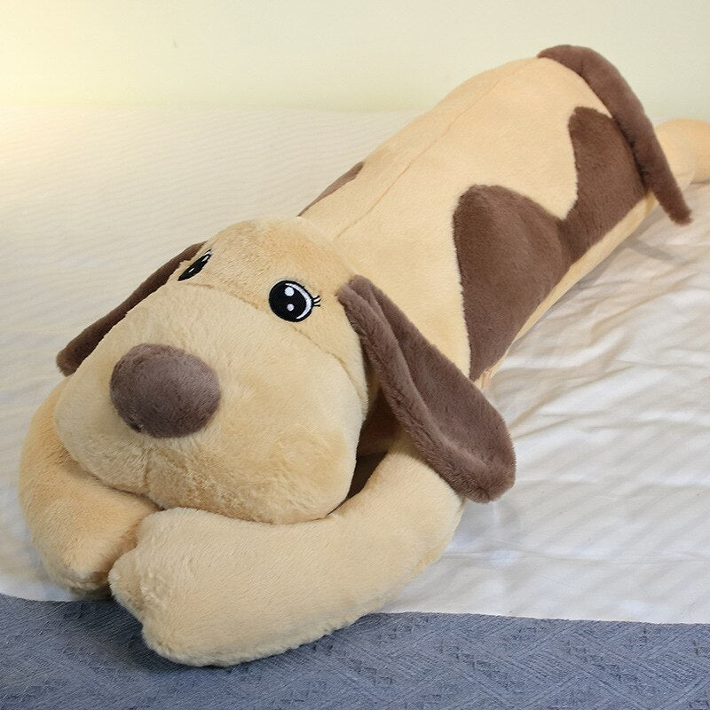 130cm Cute Soft Long Dog Pillow Plush Toys Stuffed Pause Office Nap Pillow Bed Sleep Pillow Home Decor Gift Doll for Kids Girl