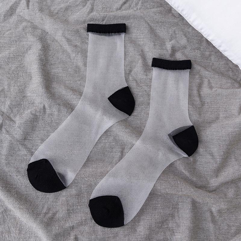 Korean Glass Silk Socks