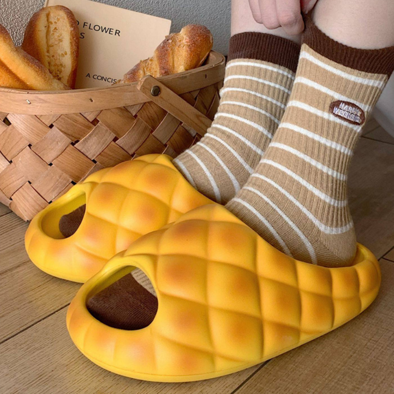 Kawaii Pineapple Bun Slippers