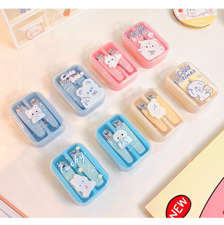 Cute Cartoon Nail Clippers Set