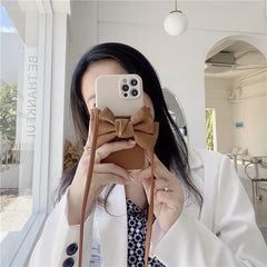 Bowknot Card Case Phone Case