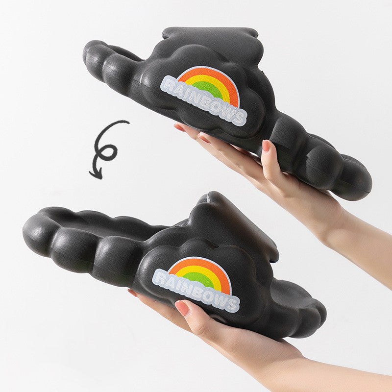 Kawaii Clouds Rainbow Slippers