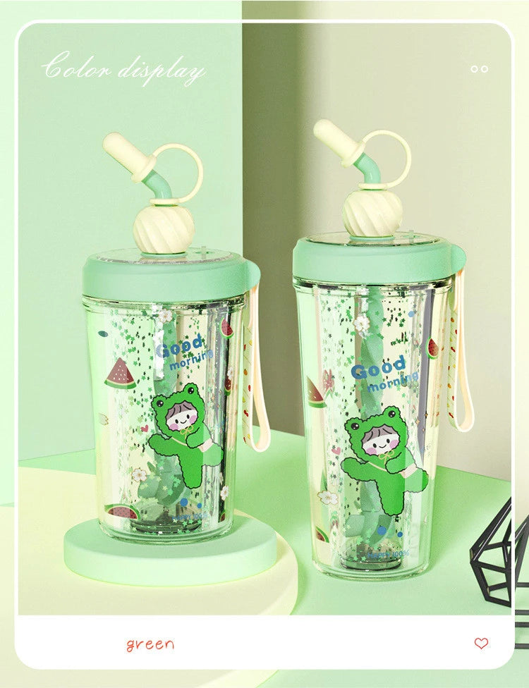 Trendy Cute Straw Cup