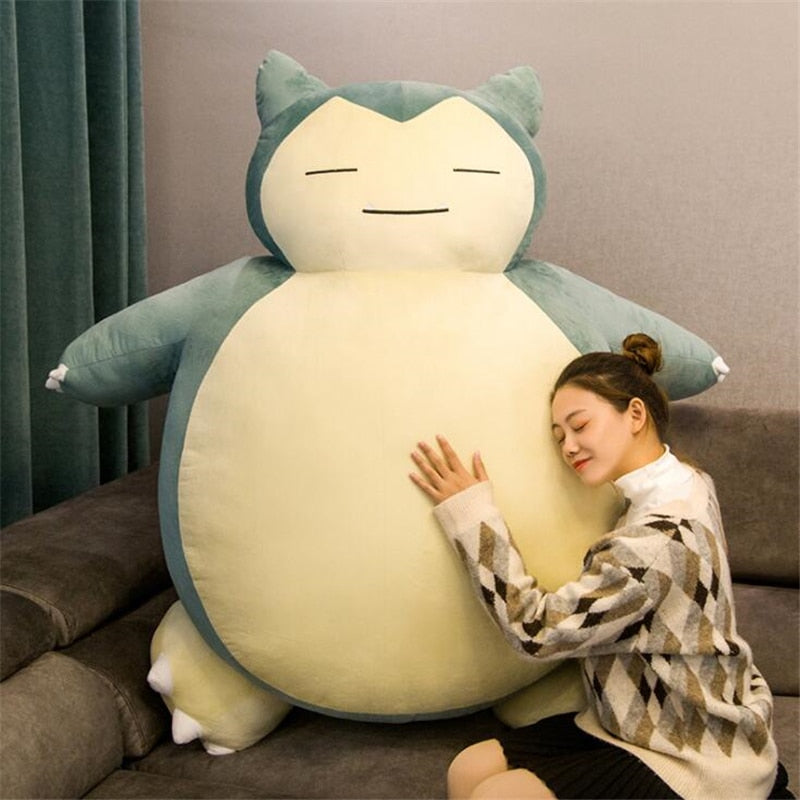 150/200cm Snorlax plush pillow Big soft anime snorlax plush toy With Zipper Only Cover No Filling kids gift for Christma