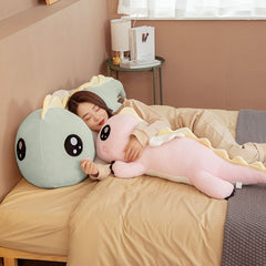 150cm Huggable Big Long Cute Dinosaur Plush Toy Soft Cartoon Animal Angel Stuffed Doll Boyfriend Pillow Kids Girl Birthday Gift