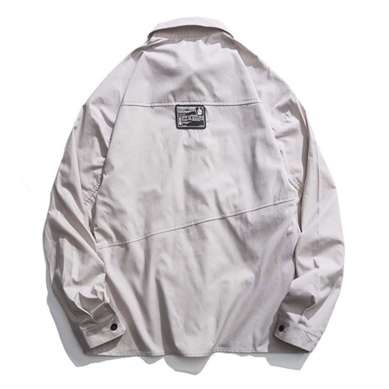 Solid Color Long Sleeve Shirt