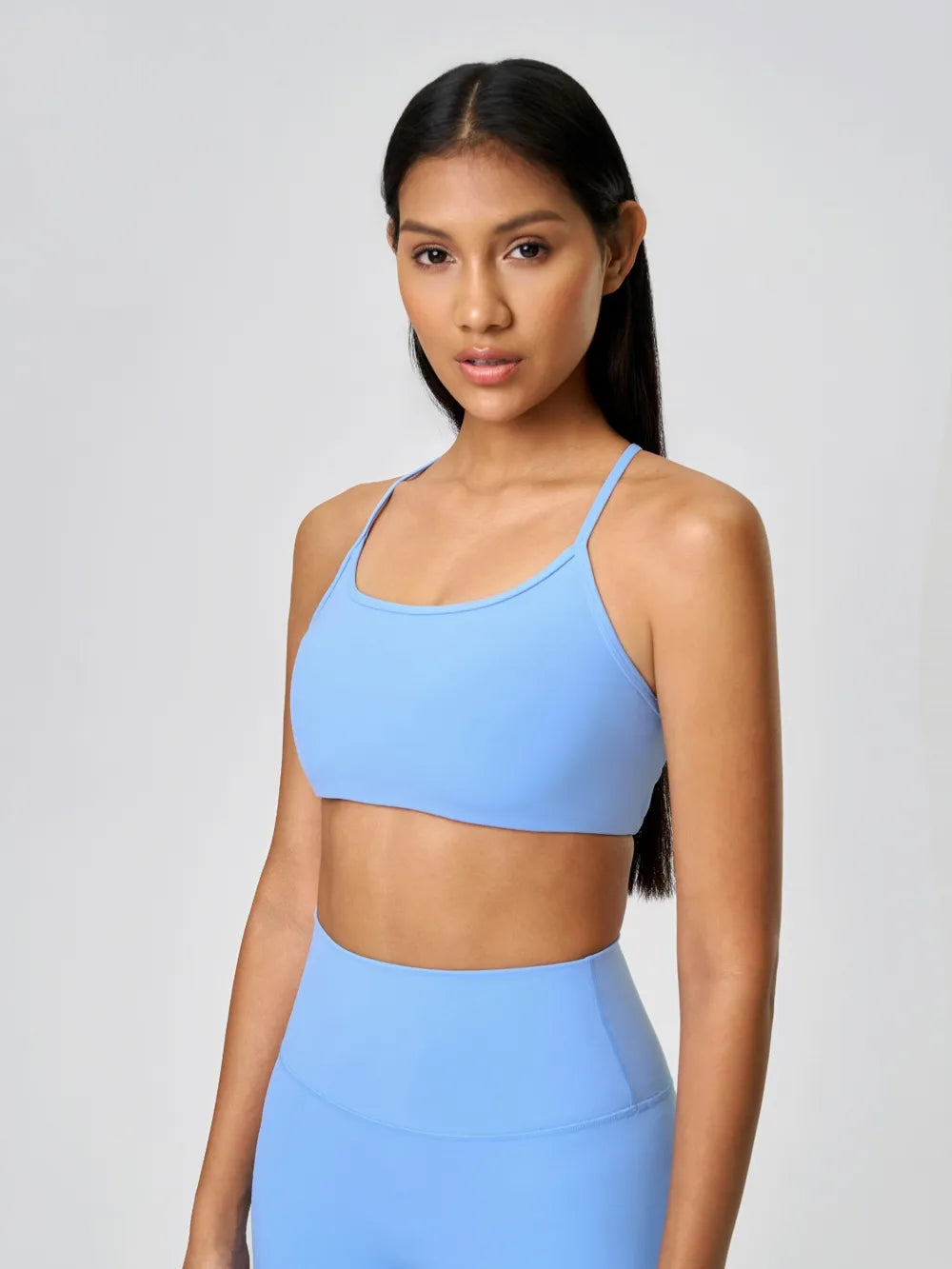 Crisscross Back Cami with Detachable Chest Pads