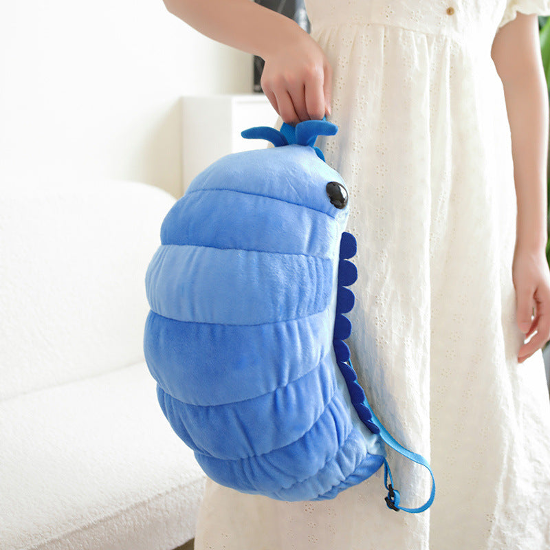 Kawaii Isopod Plush Backpack