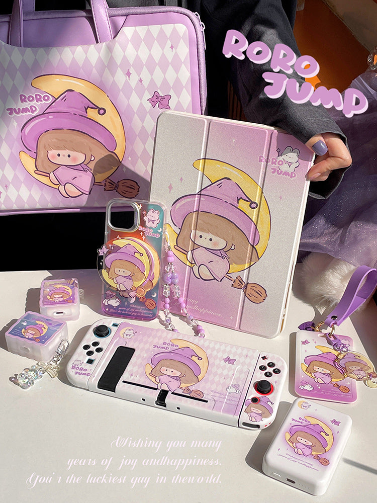 Purple Witch Nintendo Switch Case