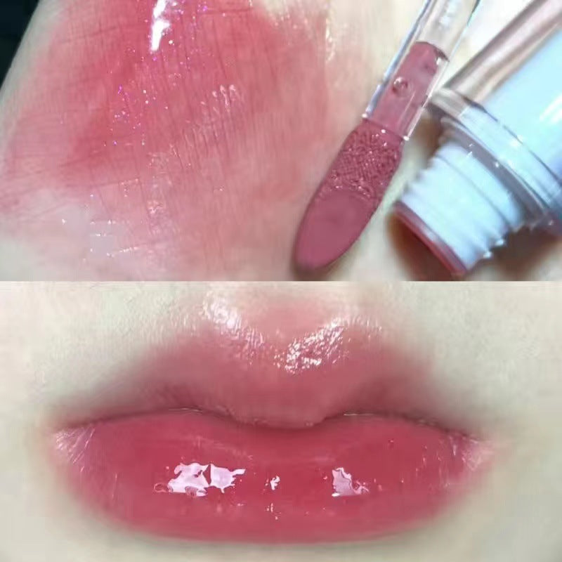 Glass Jelly Round Tube Lip Gloss