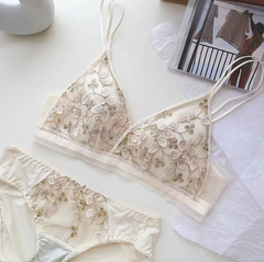 Vintage French Lace Lingerie Set