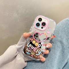 Colorful Graffiti Love Mirror Phone Case