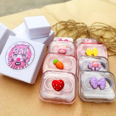 Kawaii Cartoon 3D Doll Contact Lens Case