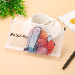 Chainsaw Man Zipper Stationery Bag