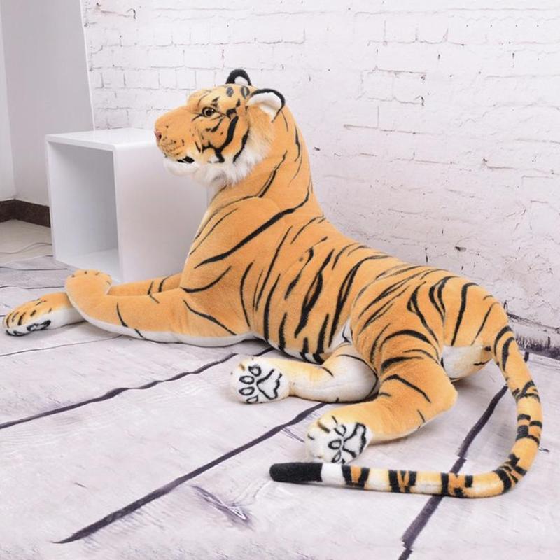 170cm full size options authentic simulation tiger plush giant tiger King of Jungle plush toy doll Christmas gifts for kids