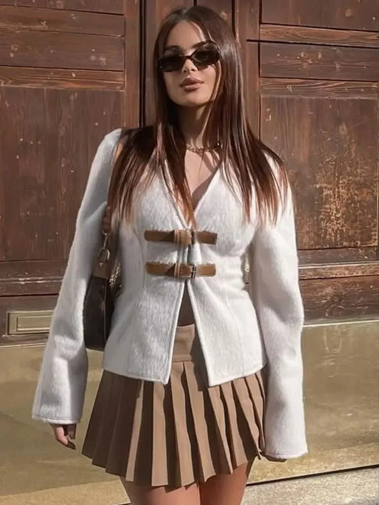 Stylish Shield Woolen Jacket