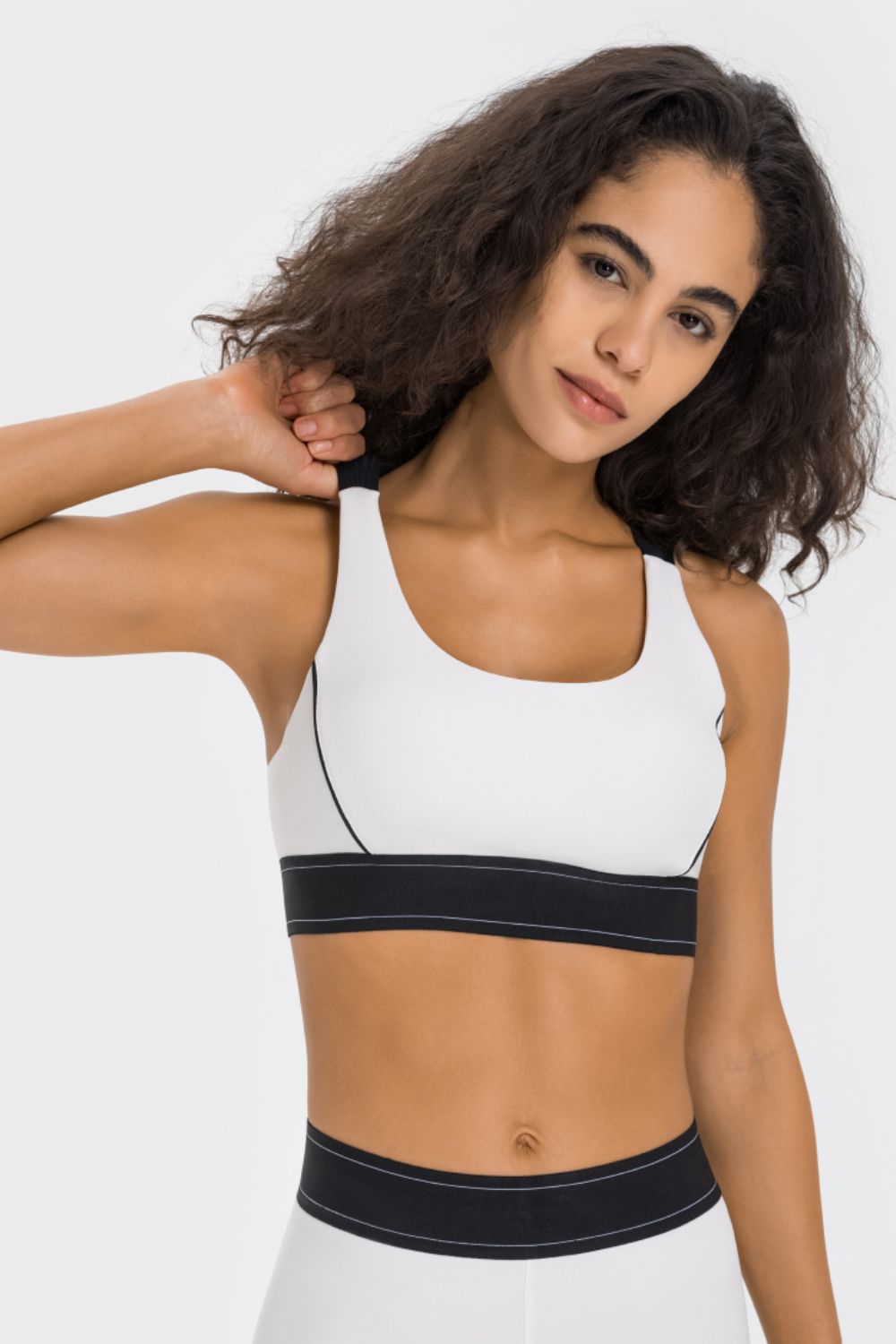 No Underwire Cropped Active Bra