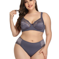 Ultra Thin Plus Size Bras Set