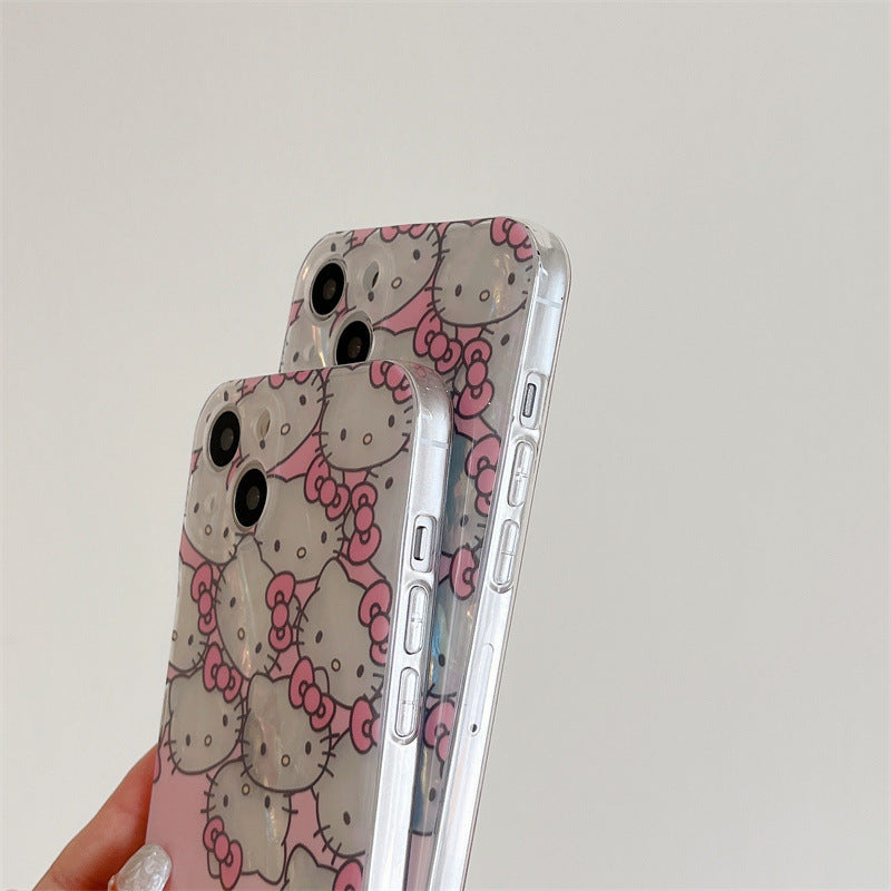 Kawaii Cartoon Cat Phone Case