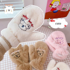 Kawaii Bear Cold Proof Gloves