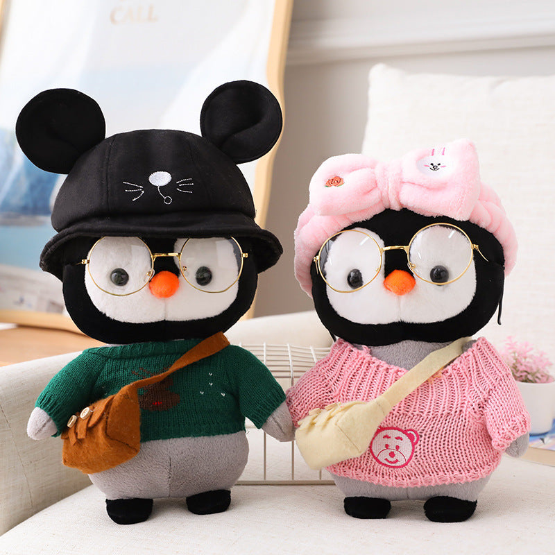 Kawaii Dress Up Penguin Family Plushie