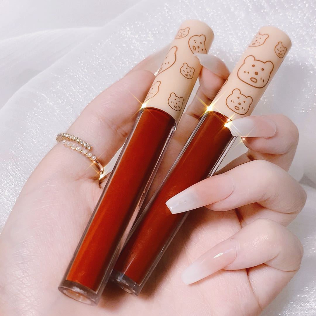 Cute Bear Pattern Lip Gloss